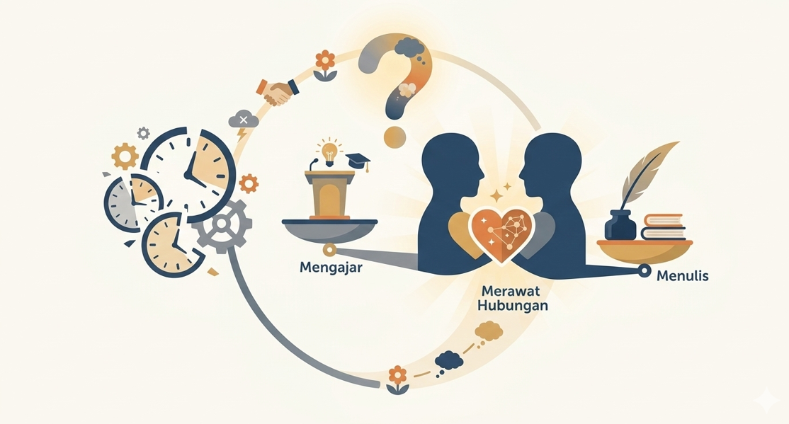 Mengelola Waktu Ekstrem: Antara Mengajar, Menulis, dan Merawat Hubungan, Mungkinkah Semuanya Seimbang?